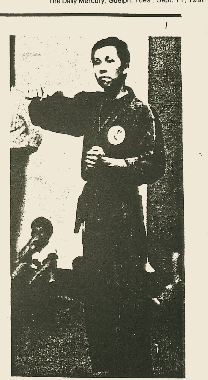 Sherman Lai, 1990, Guelph Mercury profile